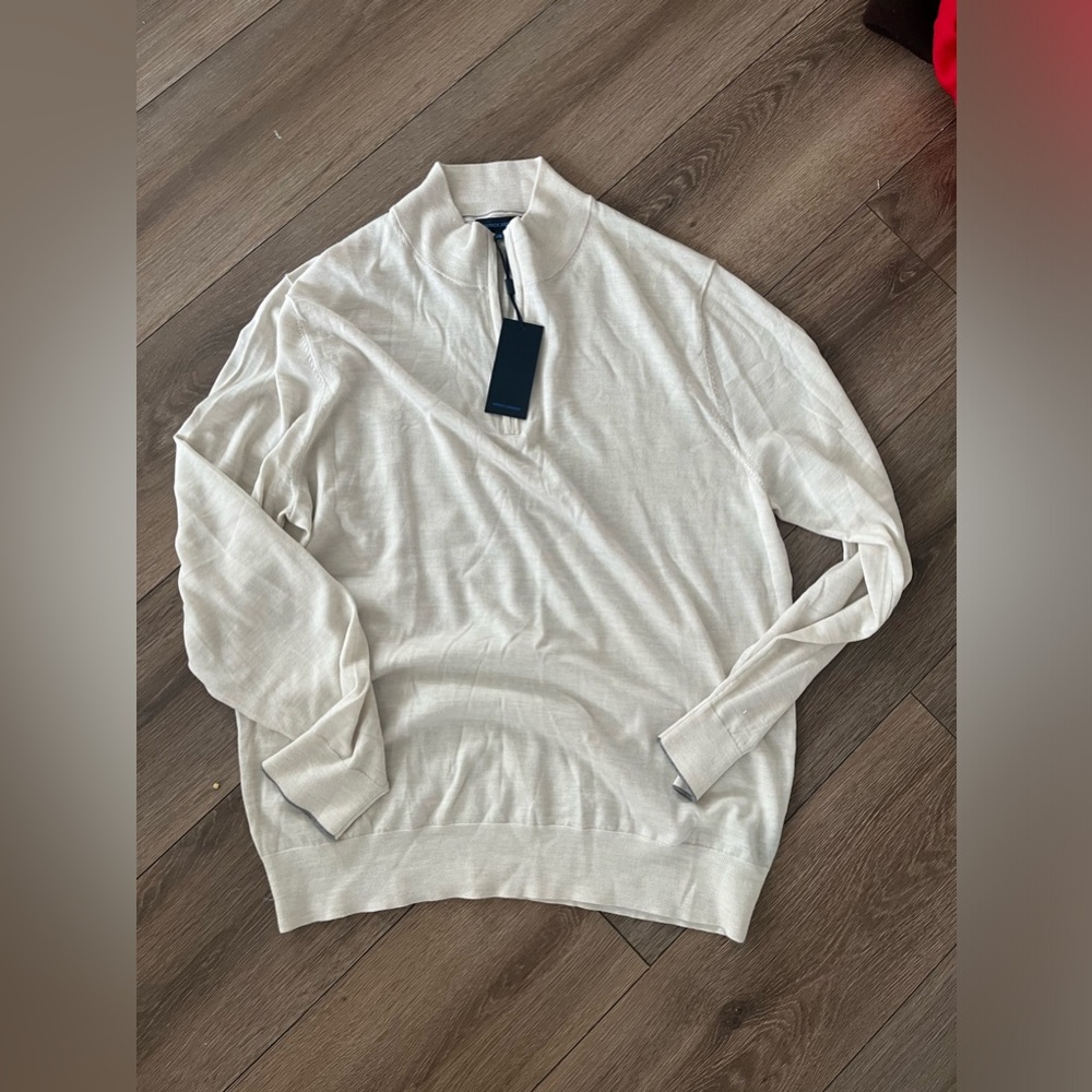 NWT Patrick Assaraf merino wool sweater